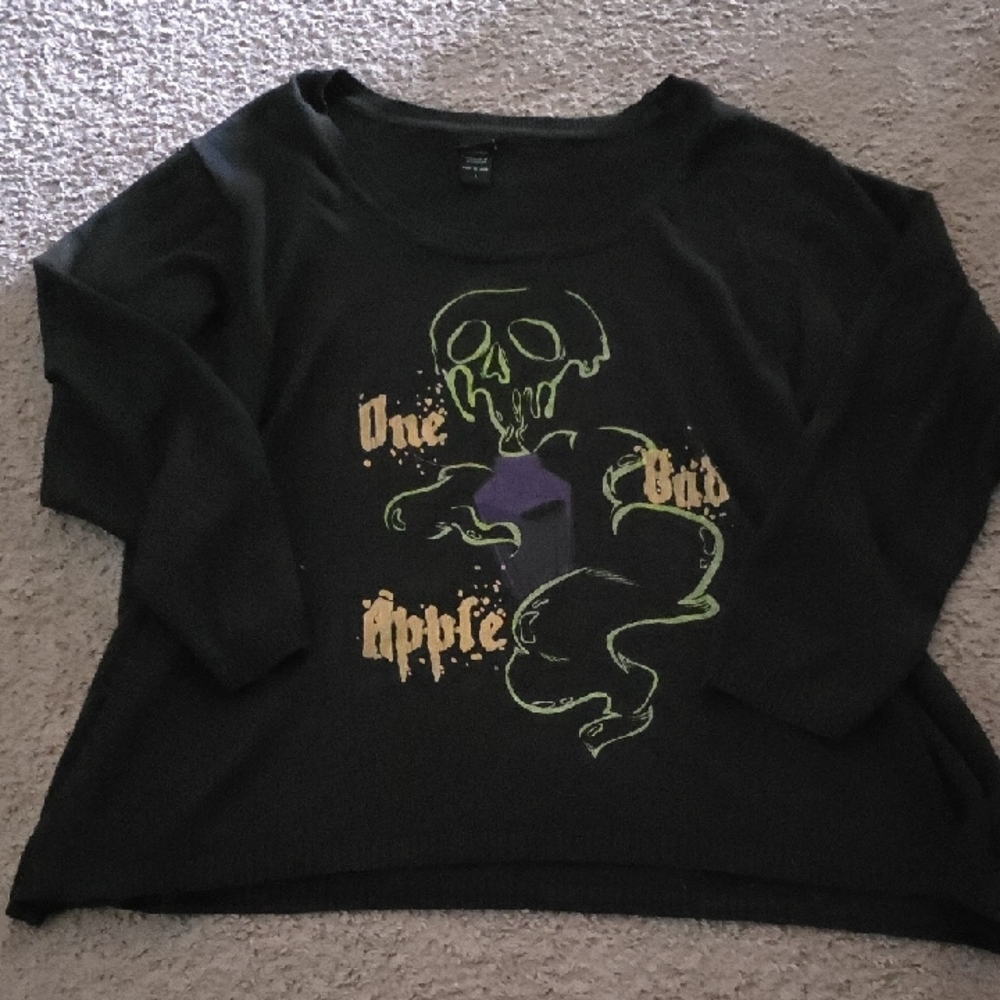 Disney Black Knit Top